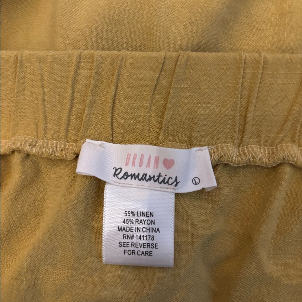 URBAN Romantics Mustard Camisole Top - Picture 2 of 7